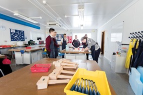 teaching facilities for short-term use